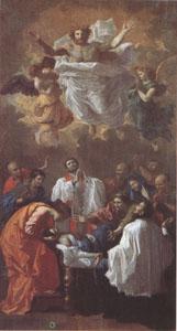 Poussin The Miracle of St Francis Xavier (mk05) Sweden oil painting art
