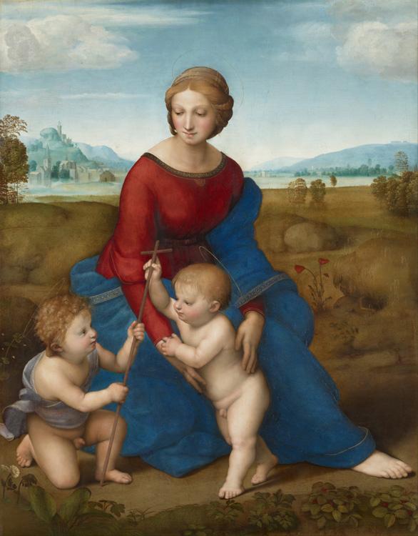 Raphael Madonna of the Meadows (mk08) Sweden oil painting art