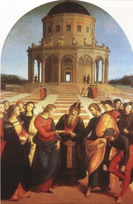 Raphael Marriage of the Virgin (mk08) Sweden oil painting art