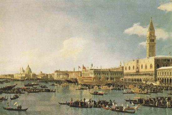 Canaletto The Basin of San Marco on Ascension Day (mk08) oil painting picture