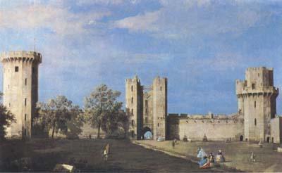 Canaletto The Courtyard of the Castle of Warwick (mk08) oil painting picture