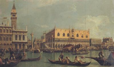 Canaletto La Piazzetta e il Palazzo Kucale dal bacino di S.Marco (mk21) Sweden oil painting art