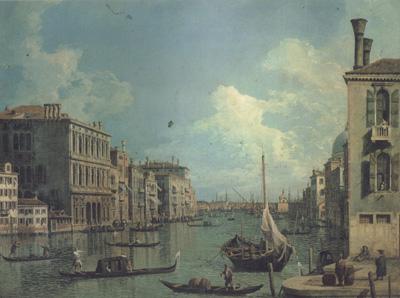 Canaletto Il Canal Grande da campo S Vio (mk21) oil painting picture