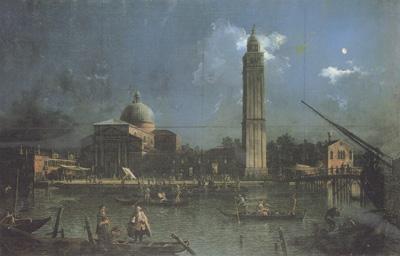 Canaletto Festa notturna alla chiesa di S.Pietro di Castello (mk21) oil painting image