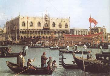 Canaletto The Bacino di S Marco on Ascension Day (mk25) oil painting picture
