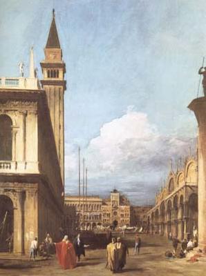Canaletto The Piazzetta towards the Torre dell'Orologio (mk25) oil painting picture