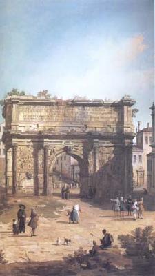 Canaletto Rome The Arch of Septimius Severus (mk25) Sweden oil painting art