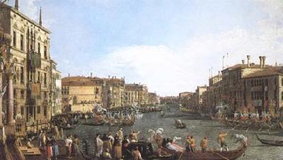 Canaletto A Regatta on the Grand Canal (mk25) oil painting picture