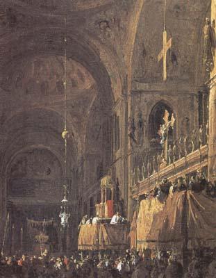 Canaletto Interior of San Marco (mk25) Sweden oil painting art