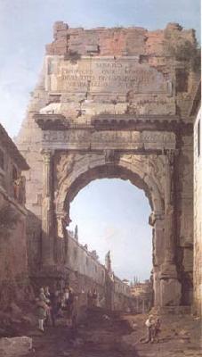 Canaletto The Arch of Titus (mk25) Sweden oil painting art