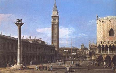 Canaletto Venice The Piazzetta towards the Torre del'Orologio (mk25) oil painting image