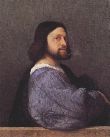 Titian Portrait of a Man (mk33) Sweden oil painting art