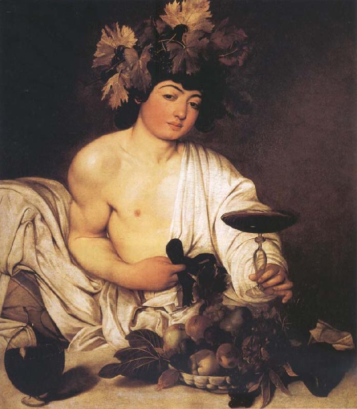 Caravaggio Bacchus Sweden oil painting art