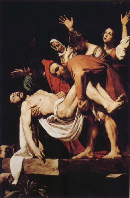 Caravaggio The Entombment Sweden oil painting art