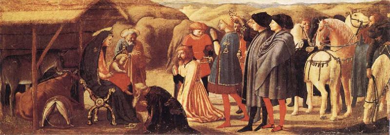 MASACCIO Adoration of the Magi oil painting image