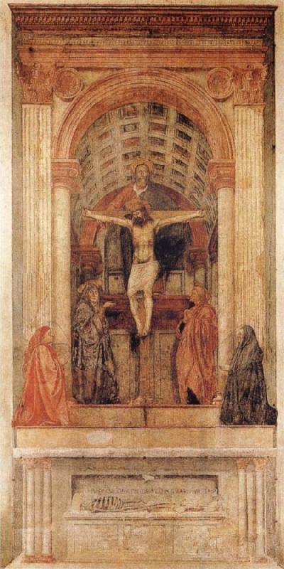 MASACCIO The Trinity oil painting image