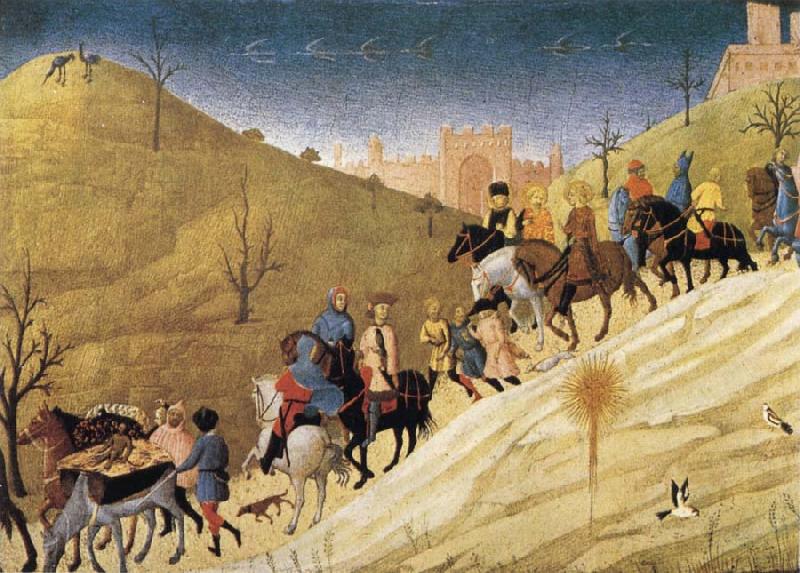 SASSETTA The Procession of the Magi Sweden oil painting art