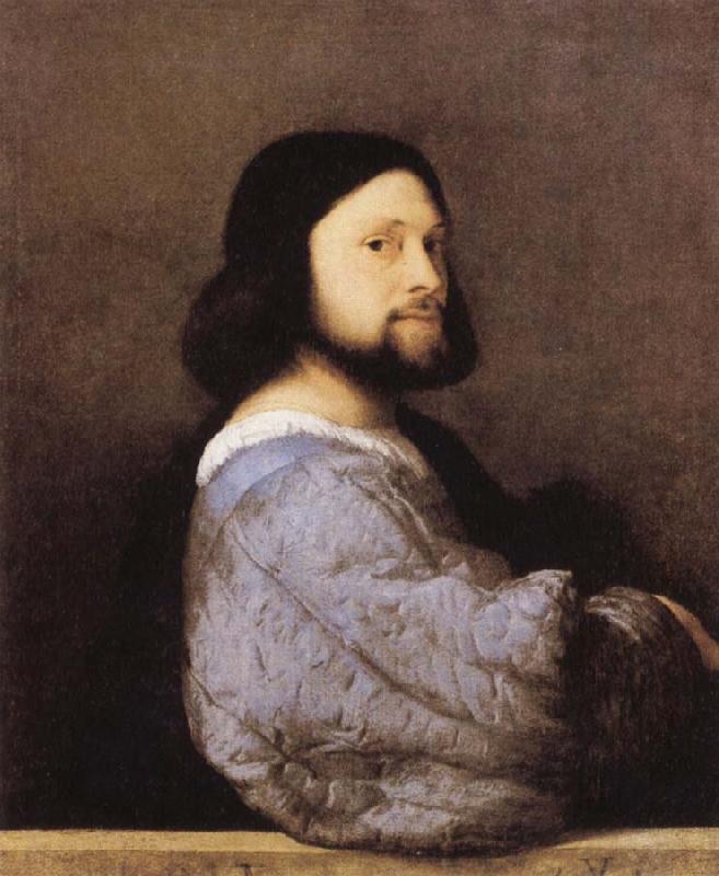 Titian Portrait of a Bearded Man Sweden oil painting art