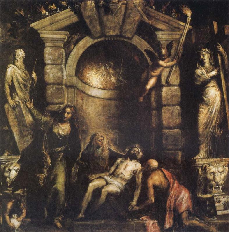 Titian Pieta Sweden oil painting art